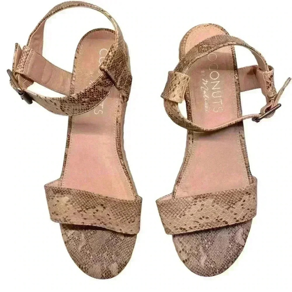 Matisse Women's Coconuts Sunchaser Espadrille Sandal Size 9 Snakeskin Platform - Picture 8 of 13